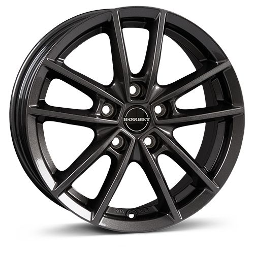 Goodwheel - 1x BORBET DESIGN W mistral anthracite glossy 6.5Jx16 5x108 ET40